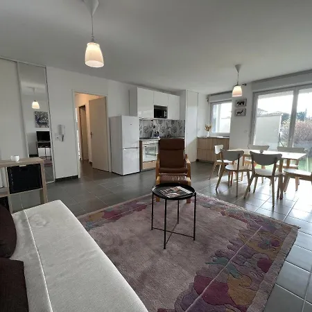 Le Quinze Sols - 5p - Proche Aeroport & Airbus Apartmán Blagnac